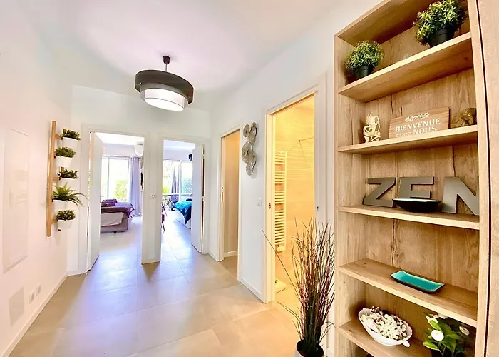 Elia-parking-jardin-piscine-climatisation ロクブリュヌ＝カップ＝マルタン